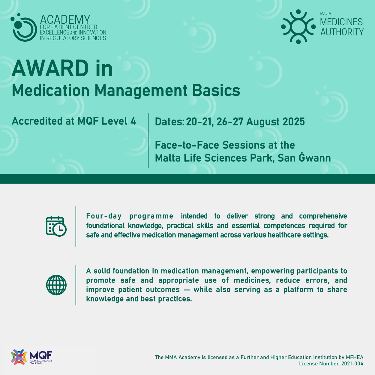 Award in medication management basics